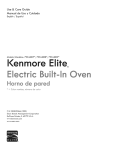 Kenmore 2535568240B Refrigerator User Manual