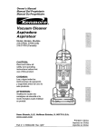 Kenmore 216.31703 Vacuum Cleaner User Manual