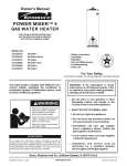Kenmore 153.339372 Water Heater User Manual
