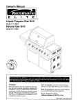 Kenmore 141.1668 Gas Grill User Manual