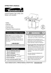 Kenmore 119.1623 Gas Grill User Manual
