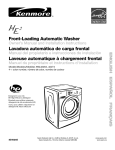 Kenmore 110.4646 Washer User Manual