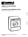 Kenmore 110.4472 Washer User Manual