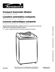 Kenmore 110.4418 Washer User Manual