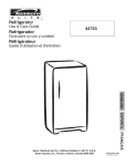 Kenmore 10656836602 Refrigerator User Manual