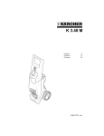 Karcher K 3.48 M Pressure Washer User Manual