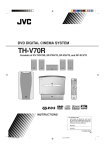 JVC XV-THV70R Home Theater System User Manual