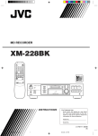JVC XM-228BK CD Player User Manual