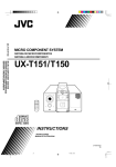 JVC UX-T150 Stereo System User Manual