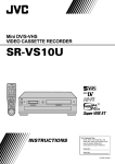 JVC SR-VS10U Speaker System User Manual