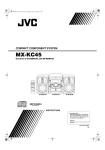 JVC MX-KC45 Cassette Player User Manual