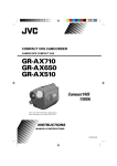 JVC Model GR-AX510 Camcorder User Manual