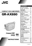 JVC LYT0089-001A Camcorder User Manual
