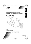 JVC LVT2011-002B MP3 Docking Station User Manual
