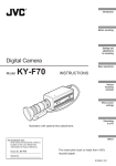 JVC KY-F70 Digital Camera User Manual