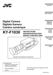 JVC KY-F1030U Digital Camera User Manual