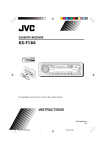 JVC KS-F184 Cassette Player User Manual