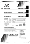 JVC KD-G730 Car Stereo System User Manual