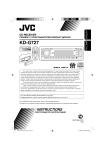 JVC KD-G727 CD Player User Manual