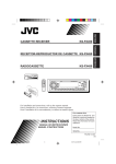 JVC Instructions Cassette Player User Manual