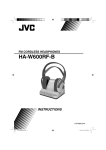 JVC HA-W600RF-B Headphones User Manual