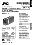 JVC GZ-X900 Camcorder User Manual