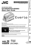 JVC GZ-HD620U Camcorder User Manual