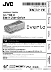 JVC GS-TD1 Camcorder User Manual
