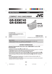 JVC GR-SXM745 Camcorder User Manual
