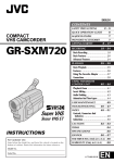 JVC GR-SXM720 Camcorder User Manual