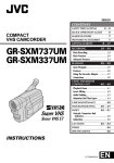 JVC GR-SXM337UM Camcorder User Manual