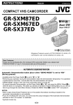 JVC GR-SXM195AS Camcorder User Manual