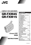 JVC GR-FXM45 Camcorder User Manual