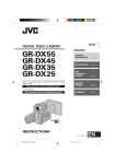 JVC GR-DX45 Camcorder User Manual