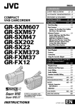 JVC GR-DVL9600 Camcorder User Manual