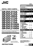 JVC GR-DVL210A Camcorder User Manual