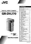 JVC GR-DVJ70 Digital Camera User Manual