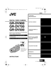 JVC GR-DV700 Digital Camera User Manual