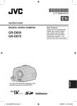 JVC GR-D850 GR-D870 Digital Camera User Manual
