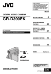 JVC GR-D340E/EK Camcorder User Manual