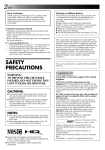 JVC GR-AXM307EG Camcorder User Manual