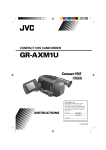 JVC GR-AXM1U Camcorder User Manual
