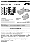 JVC GR-AX970 Camcorder User Manual