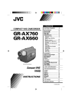 JVC GR-AX660 Camcorder User Manual