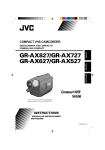 JVC GR-AX527 Camcorder User Manual