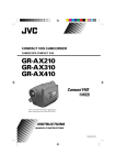 JVC GR-AX410 Camcorder User Manual