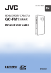 JVC GC-FM1AA Camcorder User Manual