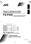 JVC FS-P550 Stereo Receiver User Manual