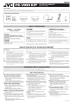 JVC CU-V803 Camera Accessories User Manual