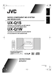 JVC CA-UXQ1W Stereo System User Manual